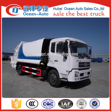 4 * 2 Dongfeng 14 Tons Capacity Compactor Rubbish Truck